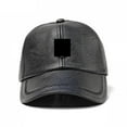 thumbnail image 2 of Winter Leather Baseball Cap Snap Back Hat For Men Casual Baseball Cap Winter Dad Hat ,Premium Material, 2 of 7