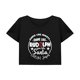 thumbnail image 1 of Disfraz corto para mujer, elegante camiseta con cuello redondo para ir de compras en la playa SG, 1 of 7