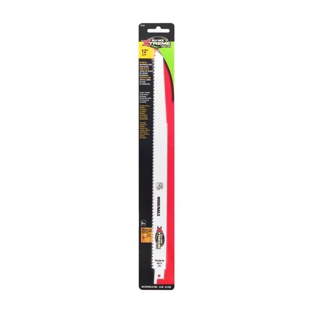 Hoja de sierra recíproca Blu-Mol Xtreme, 12 pulgadas, 6 TPI, bimetálica