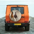 thumbnail image 6 of Rateoe Horses free run on desert Pattern Tire Cover Wheel Protectors Weatherproof Wheel Covers Universal Fit for Trailer Rv SUV Truck Camper Travel Trailers Accessories-, 6 of 6
