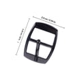 thumbnail image 2 of BESTYASH 10Pcs Adjustable Length Zinc Alloy Single Prong Buckles Black for Handcraft Projects, 2 of 6