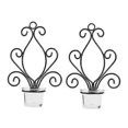 thumbnail image 4 of Set of 2 Iron Angel Wall Candle Holders Tealight Holders 19.5 cm High Perfect Gift for Spa Aromatherapy, 4 of 5