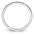 thumbnail image 2 of Auriga Fine Jewelry 14K White Gold 1.2mm Half Round Satin Women's Stackable Band Size 9, 2 of 6