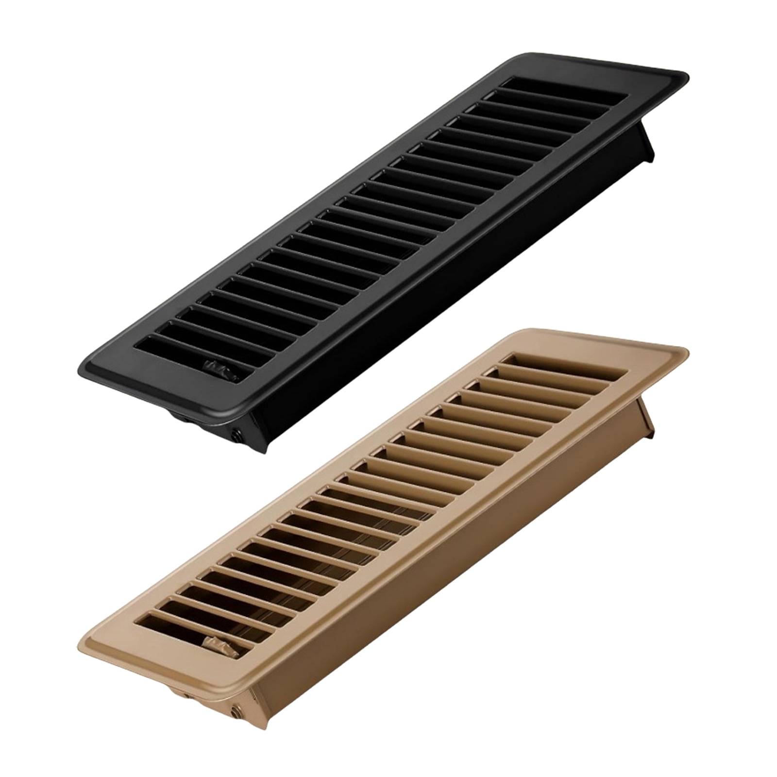 RUISINERY Heavy Duty Steel Floor Vent Covers Walkable Designs Air Supplies Levers Rusts Resistant Register Simple Install for Hous