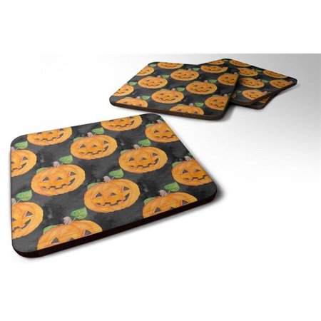 

Watecolor Halloween Jack-O-Lantern Foam Coaster
