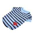 thumbnail image 2 of BRIGHTFUFU Camiseta de algodón de algodón transpirable Camiseta a rayas Camiseta de cachorro, 2 of 7