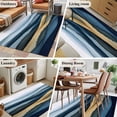 thumbnail image 6 of Abstract Curves Area&nbsp;Rug 4x6ft Colorful Gradient Mountain Impressionist Non-Slip&nbsp;Washable Square&nbsp;Rugs Soft Felt Indoor Floor Mat for Bedroom Kitchen Living Room Bathroom, 6 of 9