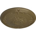 thumbnail image 3 of Ekena Millwork 26 1/4"OD x 3 1/4"P Athens Ceiling Medallion (Fits Canopies up to 3 5/8"), Hand-Painted Mississippi Mud, 3 of 5