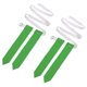 thumbnail image 2 of 2 piezas Niños Fútbol americano Cinturón Cinturón Bandera Estudiantes Juego de rugby Streamer Accesorios para juegos táctiles Prácticas Entrenamiento (Cinturón blanco con banderas verdes), 2 of 4