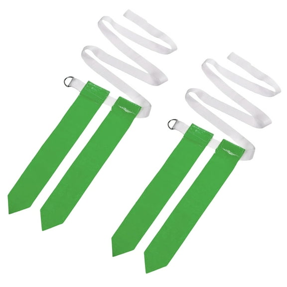 Mobestech 2 Pcs Football Flag Belt Flag Football Footballs American Football Waist Flags Football Ribbon .00X2.50X0.10CM