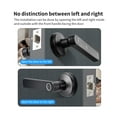 thumbnail image 4 of Smart Fingerprint Lock Password IC Card Handle Dead Bolt Home Wooden Metal Door Latch, 4 of 5