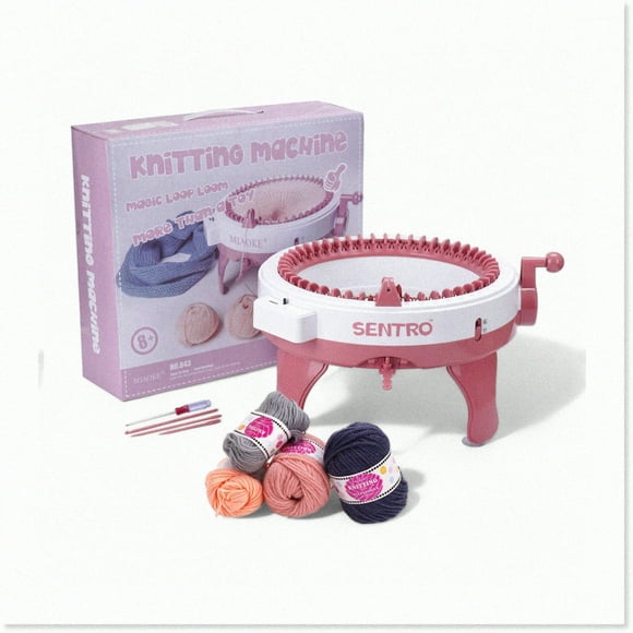KnitPro CraftMaster: Ultimate DIY Knitting Machine - 48 Needles, Looms & Boards for Adults/Kids. Create Scarves, Hats, Socks - Perfect Gift! #KnittingMachine48X