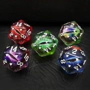 DND Dice, Polyhedral Dice Set Filled with Dragon Eyeball, for Role Playing Game Dungeons and Dragons D&D Dice MTG Pathfinder, 20mm Size, 1Pack