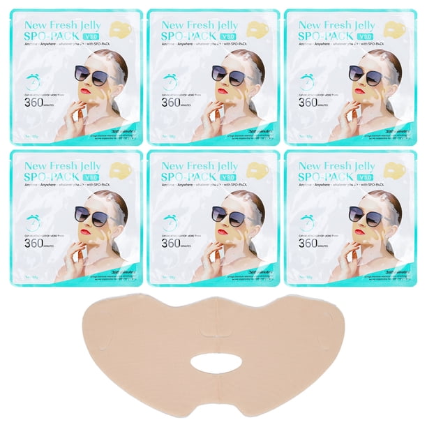 mascarillas de hidrogel de protección solar desechables, hidratantes, de media cobertura, para orejas colgantes, con parche refrescante