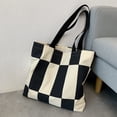 thumbnail image 2 of Bolsos de hombro de lona para mujer, estilo bolso de mano, gran capacidad, alta calidad, mensajero, versátil, de lujo, bandolera para mujer, 2 of 4