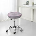 thumbnail image 7 of Xecao's Pink Flamingo Print Stool Covers offer stylish, washable protection for PU round bar stools, perfect for home or commercial use., 7 of 7