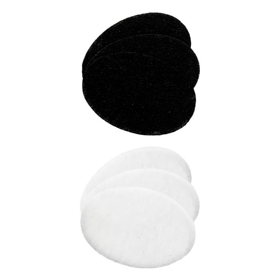 OVENTE 2 Liter Electric Deep Fryer FDM2201BR Filter Replacement Pack of 3, White & Black ACPFDM2203