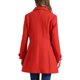 thumbnail image 3 of Abrigo largo de invierno de una sola botonadura para mujer INSPIRE CHIC con bolsillos en rojo M, 3 of 6