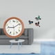thumbnail image 2 of Reloj de pared,Reloj de pared con pájaro cantor Relojes de pared con pájaros,Pájaro para colgar en la pared,Arte de pared de pájaros de madera Decoración de pared de pájaros voladores de, 2 of 8