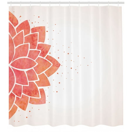Lotus Flower Shower Curtain Aquarelle, Lotus Blossom Shower Curtain