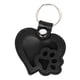 thumbnail image 1 of Llavero de PU con forma de pata de perro y gato, accesorio elegante para viajes, llavero de animal negro, 1 of 7