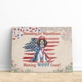 thumbnail image 3 of Republican English Springer Spaniel Making Woof Count Election 2024 Horizontal Matte Canvas Poster Springers Dog Lover Gifts Wall Art Home Decor - 01002, 3 of 5