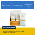 thumbnail image 3 of FROG Maintain for Swim Spas - Non-Chlorine Shock for use with Swim Spa FROG @Ease Floating System - Single Dose Packets for Easy Swim Spa Maintenance & Treatment - 6 Pack, 3 of 8