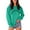 Green, variant on Crew Neck Womens Graphic Sweatshirt Long Sleeve Casual Loose Letter Pullover Tops