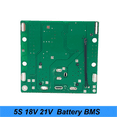 thumbnail image 2 of 4X 5S 18V 21V 20A Li-Ion Lithium Battery BMS 18650 Battery Screwdriver Shura Charger Protection Board Fit Turmera, 2 of 5