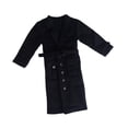 thumbnail image 1 of arctrm 1/6 Scale Action Figures Long Windbreaker Figure Costume Miniature Trench Jacket Black, 1 of 10