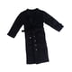 thumbnail image 1 of Figura 1/6 Cortavientos largo DIY Muñeca Vestida Coleccionable Miniatura de Moda Negro, 1 of 9