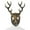 A, variant on Antler Halloween Mask with Detachable Hornsfor Halloween Party Cosplay Costume Reindeer Deer Head Masquerade Full Face for Party Carnivals