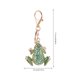 thumbnail image 4 of 2 llaveros de rana con brillantes diamantes de imitación para mujer, llavero de animal con forma de rana verde, llavero decorativo para mochila y bolso., 4 of 6