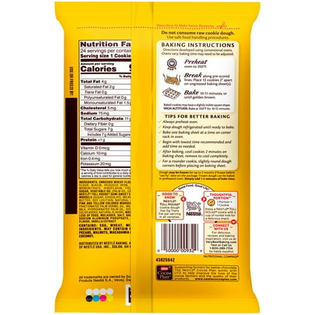NESTLE TOLL HOUSE Springtime Chocolate Chip Cookie Dough 16 oz. Pack