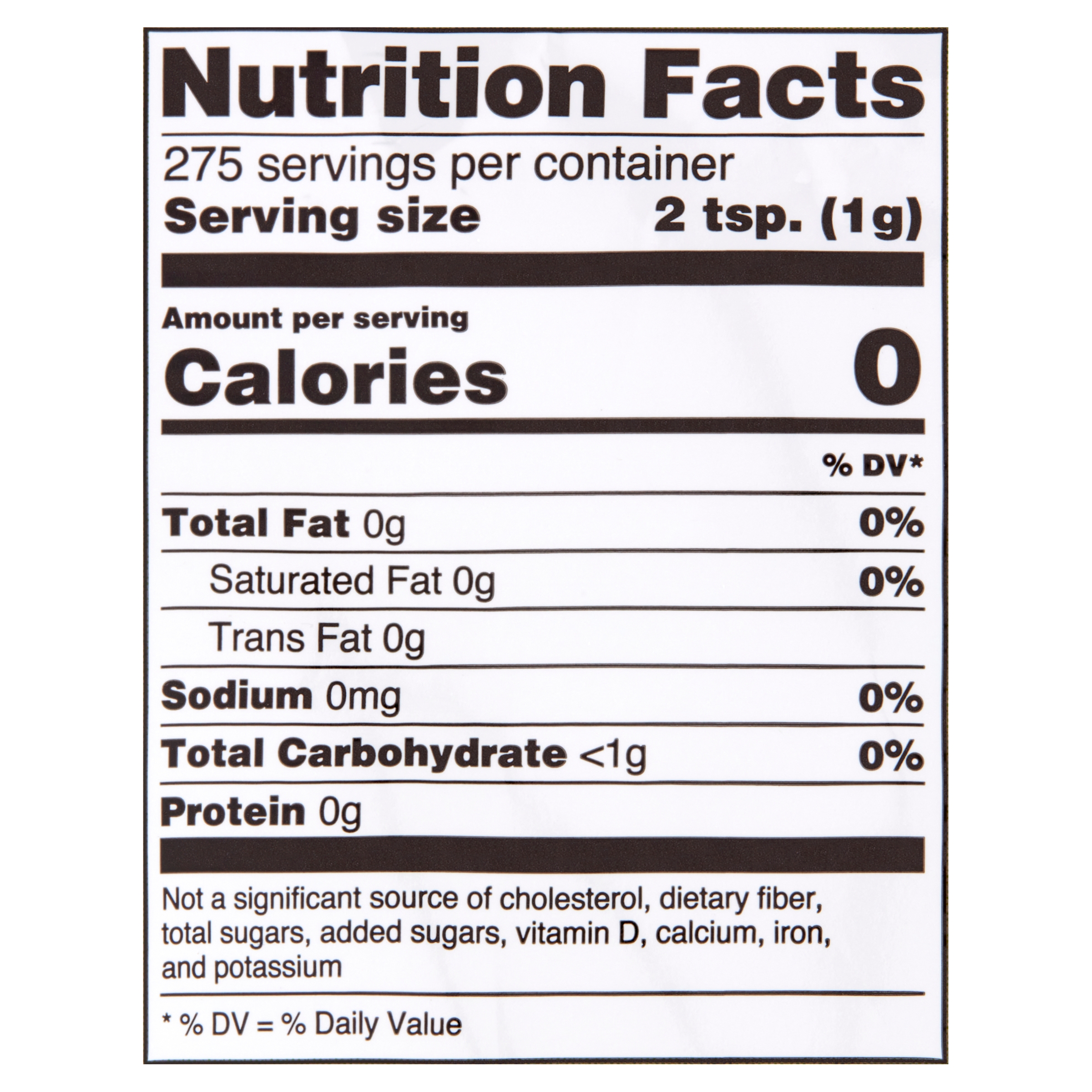Great Value Granulated Stevia Sweetener, No Calorie, 9.7 oz - image 3 of 8