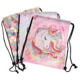 thumbnail image 3 of Drawstring Storage Bag 3Pcs Cartoon Design Backpack For General Users In Travel Sports Occasions, 3 of 3
