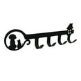 thumbnail image 1 of veasfak Key Hooks, Metal Hanger Purse Key Organizer Rack Towel Hat Cute Wall Mounted Key 2 Animals, 1 of 7