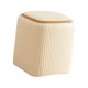 thumbnail image 4 of Barbage Bin encimera de encimera de reciclaje pequeño contenedor de reciclaje multipropósito 13.5x13.5x14.5 cm para tocador Beige, 4 of 8