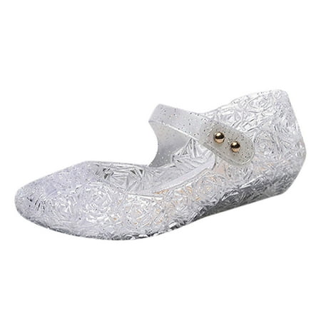 

ZHAGHMIN Thick-Soled Sandals Princess Girls Sandals Dress Up Dance Party Jelly Shoes For Kids Toddler Mary Jane Stud Sandals For Women Flat Sandals For Women High Arch Beach Sandals Women Cowhide Sa