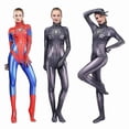 thumbnail image 1 of Mujer Spiderman superhéroe sexy mono disfraz niña cosplay traje, 1 of 5