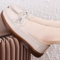 thumbnail image 6 of Women's Casual Loafers Slip On Leather Shoes Lightweight Casual Walking Shoes Female Moccasins Classic Penny Loafer Flats Boat Shoes, 6 of 7