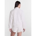 thumbnail image 4 of Avia Women's and Women's Plus Ribbed Ottoman Quarter Zip Sweatshirt, Sizes XS-4X, 4 of 6