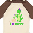 thumbnail image 4 of Inktastic I Love Poppy Boys or Girls Long Sleeve Baby Bodysuit, 4 of 5