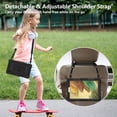 thumbnail image 6 of FJLBDE Case for Samsung Galaxy Tab A7 Lite 2021 8.7 inch SM-T220/T225/T227 with Butterfly Stand, Shockproof Protective Tablet Cover with Shoulder Strap for Kids Girls, Black, 6 of 7