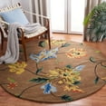 thumbnail image 2 of SAFAVIEH Soho Colin Floral Wool Runner Rug, Brown/Multi, 2'6" x 10', 2 of 10