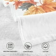 thumbnail image 5 of Yayeee 2 Pack Hand Towels for Bathroom 100% Cotton 16" x 28" Soft Absorbent Kitchen Towel, Leaves Pattern, 5 of 7