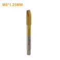 thumbnail image 3 of MYG HSS Titanium Coating Screw Tap Drill Bit M2- Metric Straight Flute Thread Tap, 3 of 8