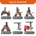thumbnail image 5 of Metal Food Meat Grinder Attachment for KitchenAid Stand Mixers, 5 of 6