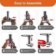 Metal Food Meat Grinder Attachment for KitchenAid Stand Mixers
