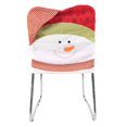 thumbnail image 3 of Gorro para silla de Navidad funda de tela para silla funda trasera para silla para fiesta festiva de Navidad familiar ANGGREK Otros, 3 of 8